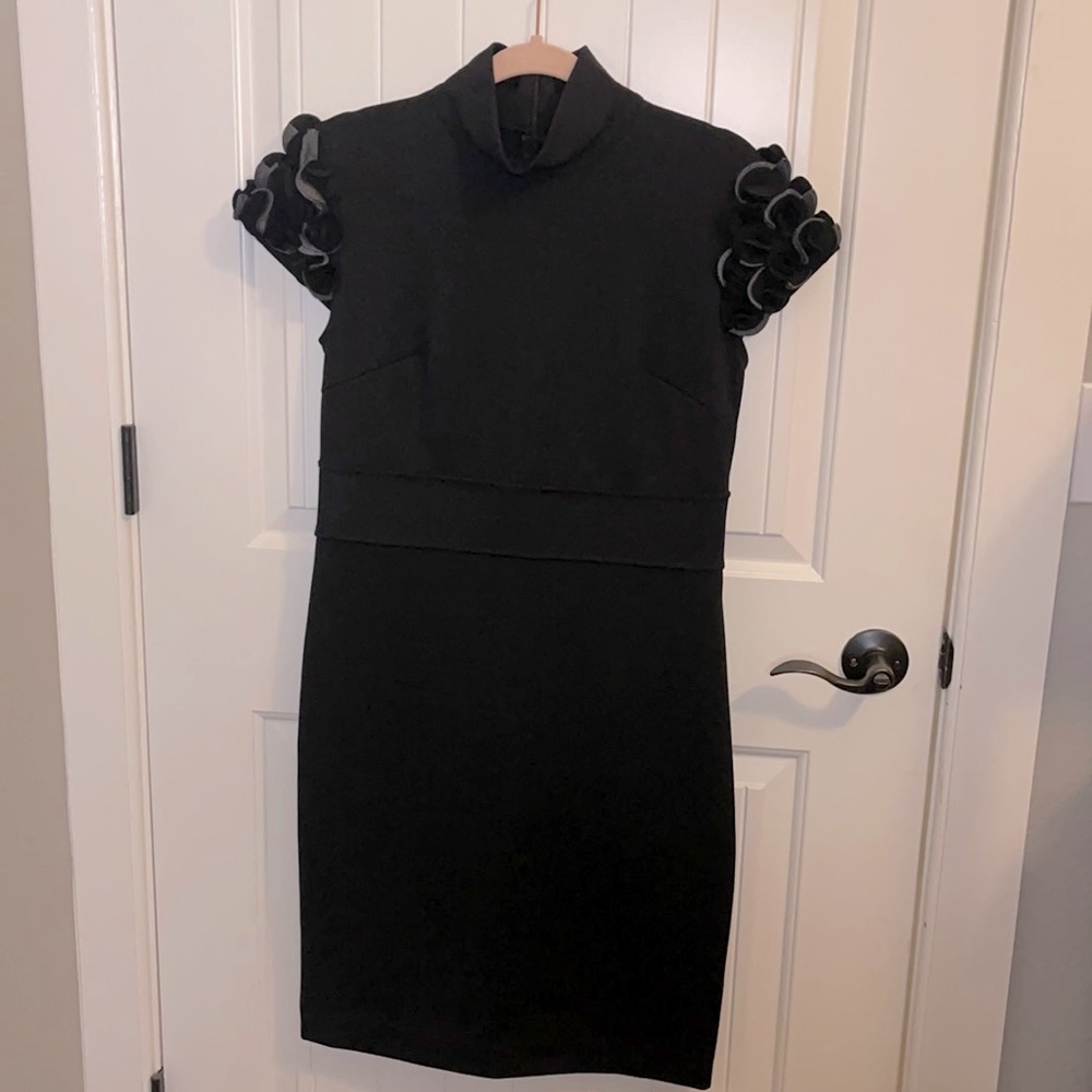 Adrien Vittadini midi dress in black